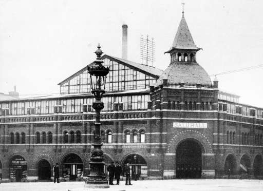 Historical Exterior Östermalms Saluhall anno 1888