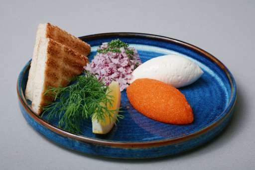 Kalix roe toast