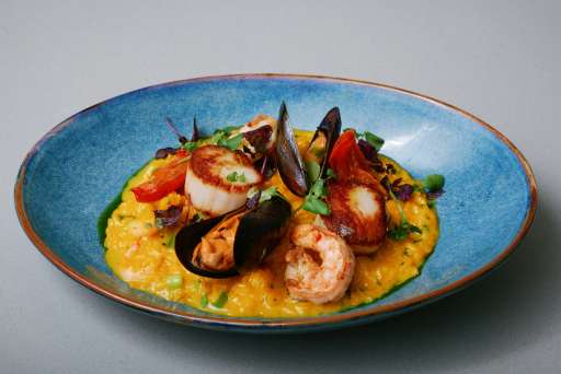 Seafood risotto